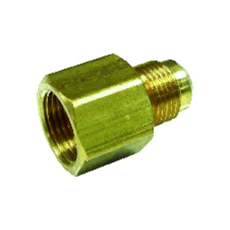 Jmf 1/2 in. Female Flare X 5/8 in. D Male Flare Brass Reducing Adapter 4506036